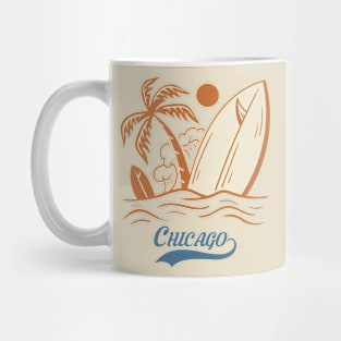 Vintage summer chicago Mug